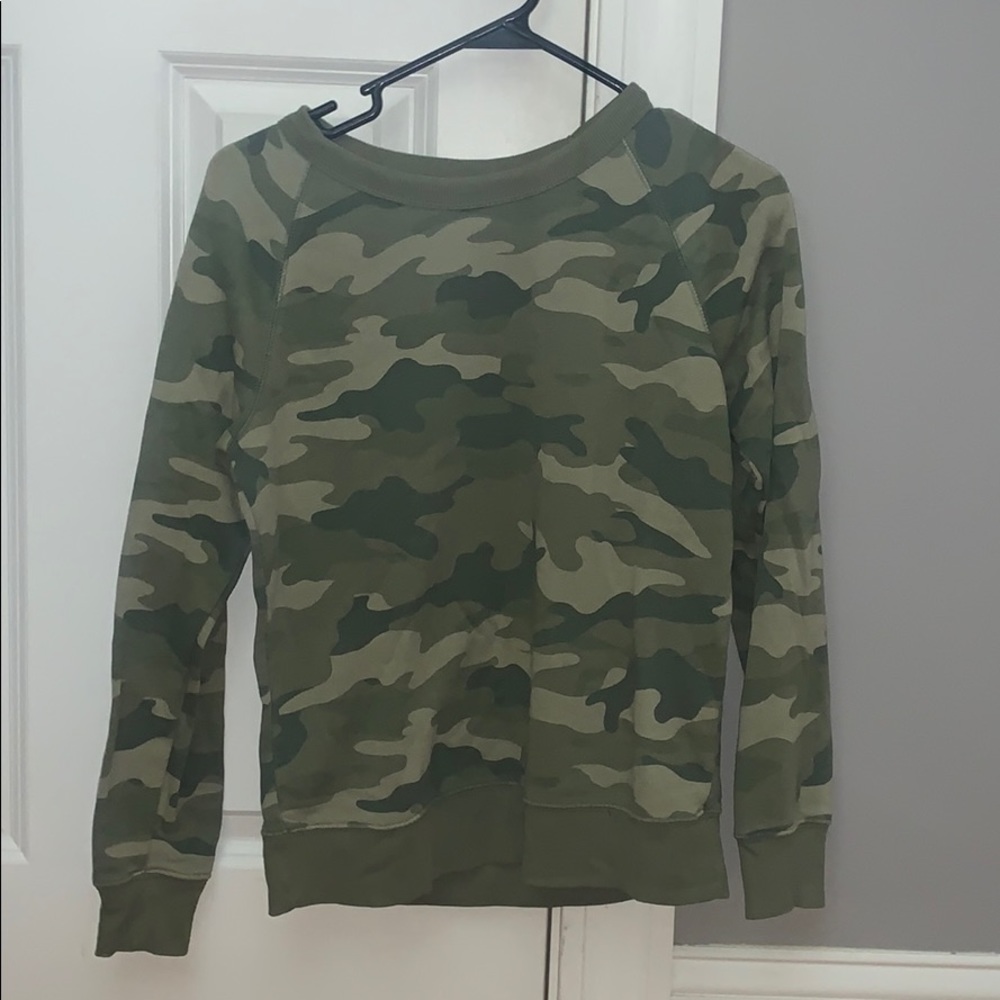Camo Crew neck